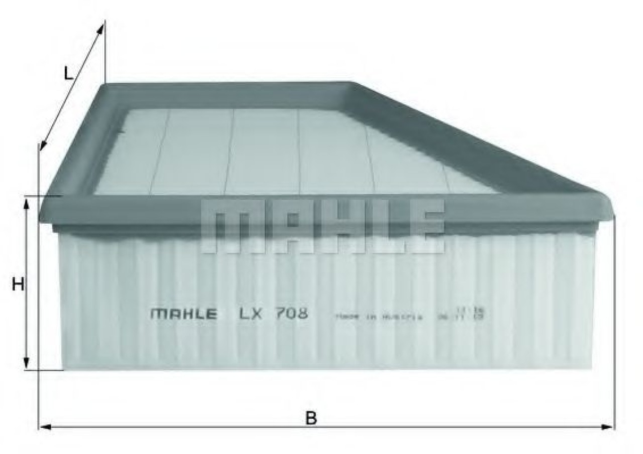 Filtru aer SKODA FABIA II (2006 - 2014) MAHLE ORIGINAL LX 708 piesa NOUA