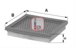 Filtru Aer Sofima Chrysler S 3592 A