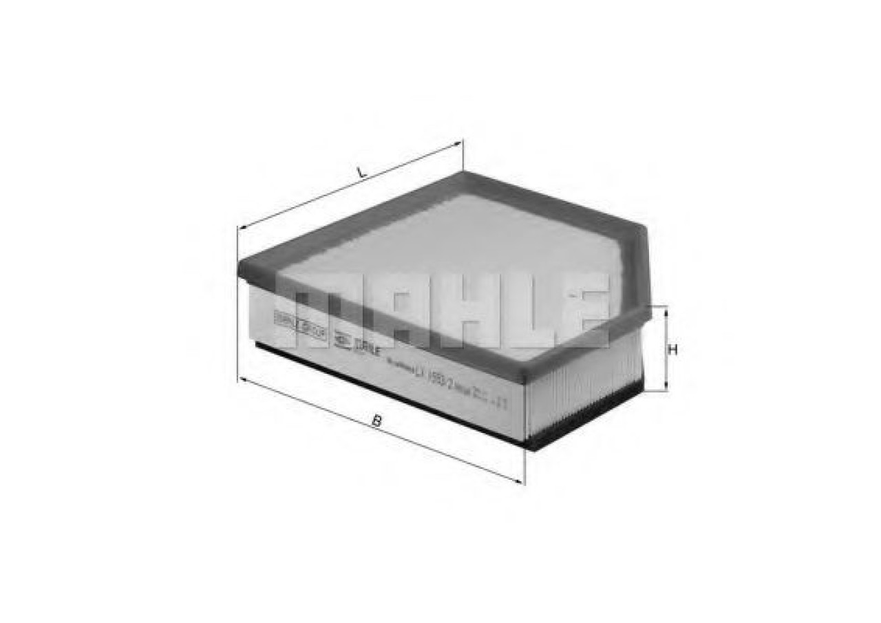 Filtru aer VOLVO S80 II (AS) (2006 - 2016) MAHLE ORIGINAL LX 1593/2 piesa NOUA