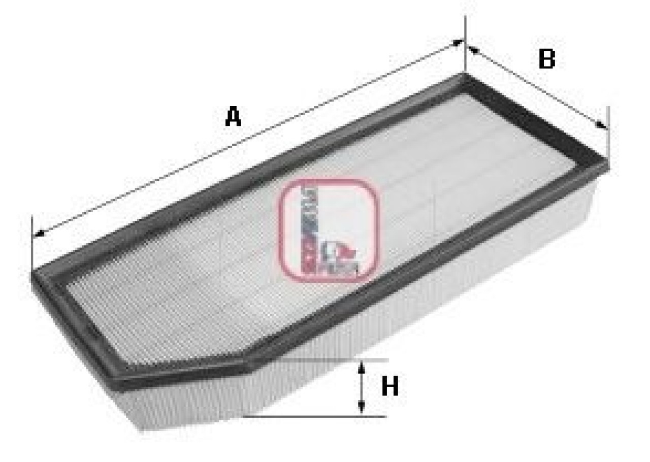 Filtru aer VOLVO XC70 II (2007 - 2016) SOFIMA S 3341 A piesa NOUA