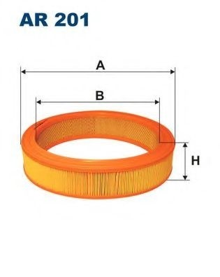 Filtru aer VW CADDY II Caroserie (9K9A) (1995 - 2004) FILTRON AR201 piesa NOUA