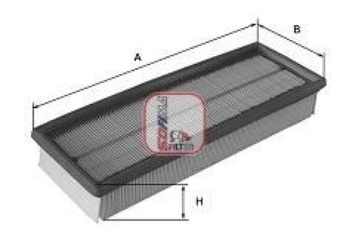 Filtru aer VW PASSAT (3C2) (2005 - 2010) SOFIMA S 2012 A piesa NOUA