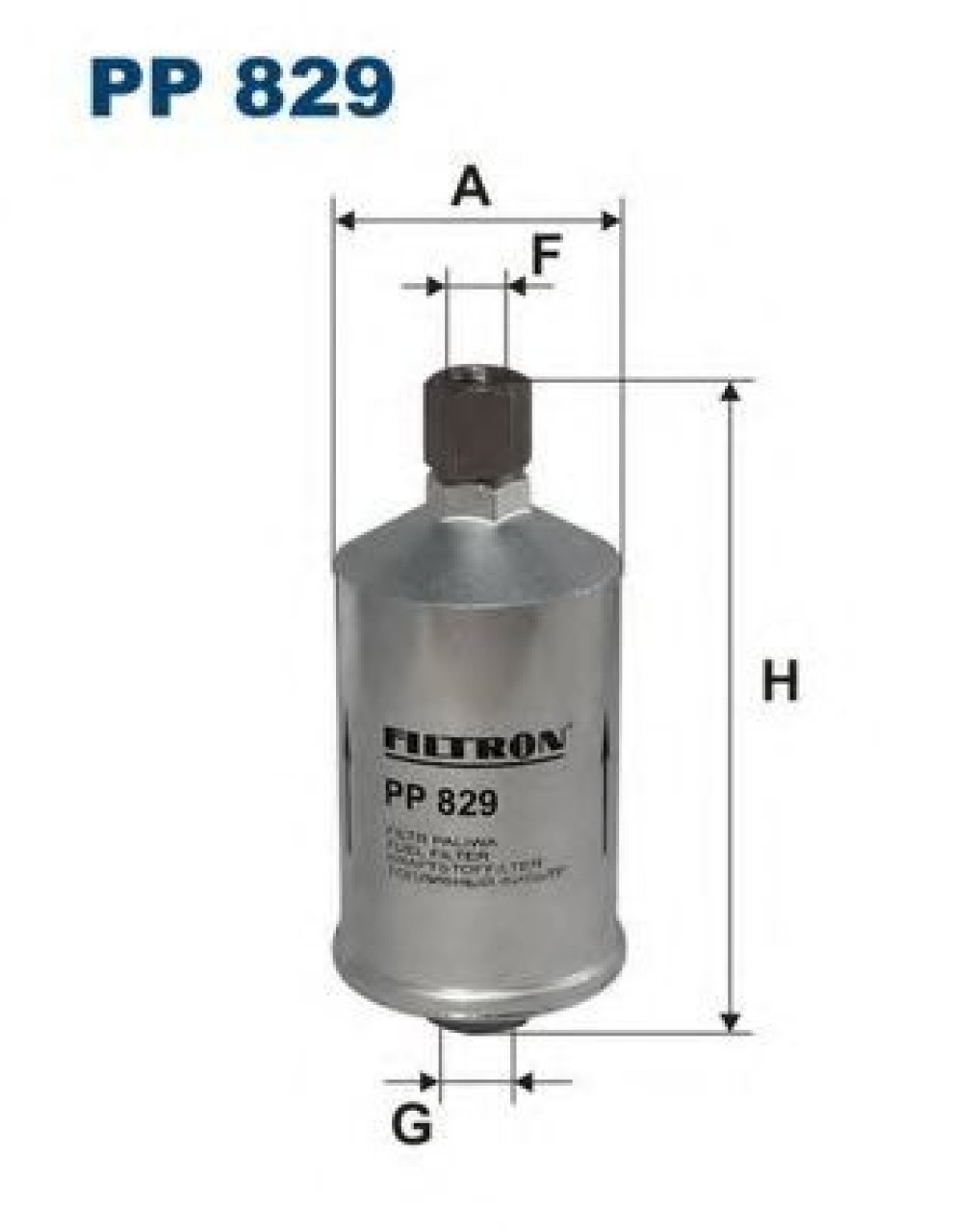 Filtru combustibil ALFA ROMEO 145 (930) (1994 - 2001) FILTRON PP829 piesa NOUA