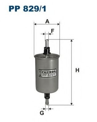 Filtru combustibil ALFA ROMEO 156 (932) (1997 - 2005) FILTRON PP829/1 piesa NOUA