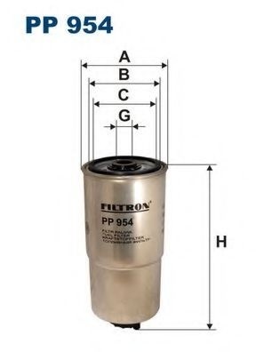 Filtru combustibil ALFA ROMEO 166 (936) (1998 - 2007) FILTRON PP954 piesa NOUA