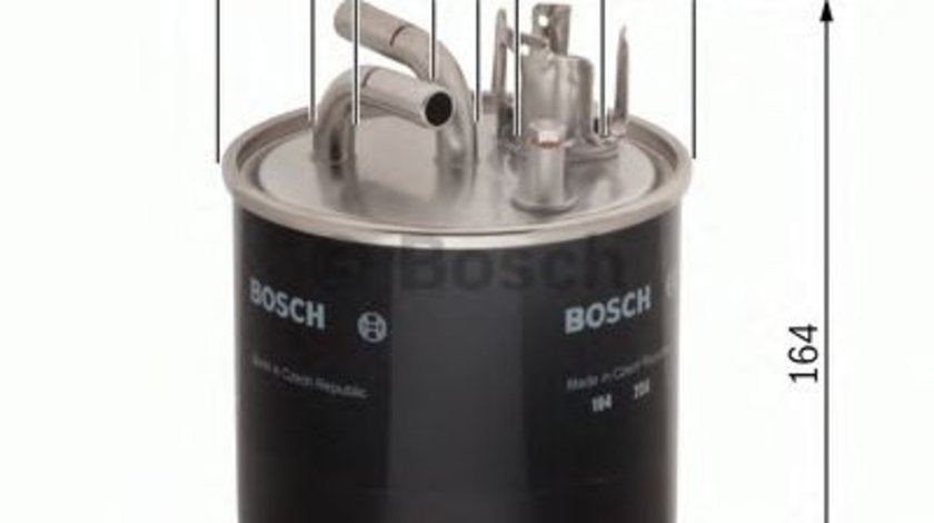 Filtru combustibil AUDI A4 (8D2, B5) (1994 - 2001) BOSCH 0 986 450 509 piesa NOUA