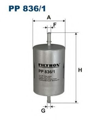 Filtru combustibil AUDI A4 (8EC, B7) (2004 - 2008) FILTRON PP836/1 piesa NOUA