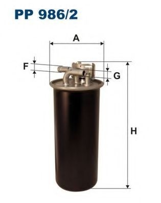 Filtru combustibil AUDI A6 (4F2, C6) (2004 - 2011) FILTRON PP986/2 piesa NOUA