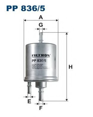 Filtru combustibil AUDI A6 Avant (4F5, C6) (2005 - 2011) FILTRON PP836/5 piesa NOUA