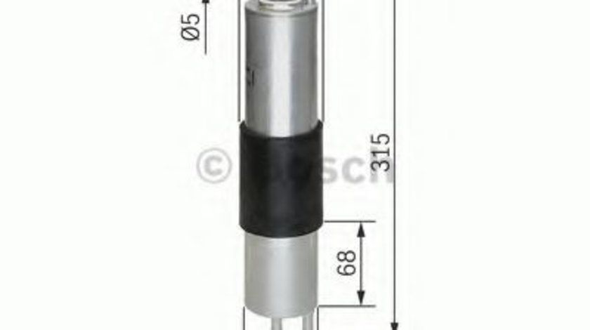 Filtru combustibil BMW Seria 3 Cupe (E46) (1999 - 2006) BOSCH 0 450 905 952 piesa NOUA