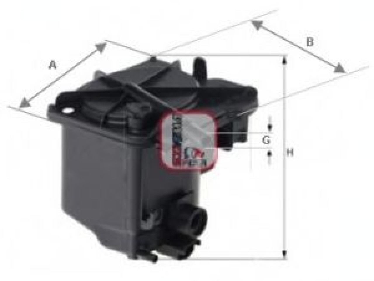 Filtru combustibil CITROEN BERLINGO caroserie (M) (1996 - 2016) SOFIMA S 7420 NR piesa NOUA