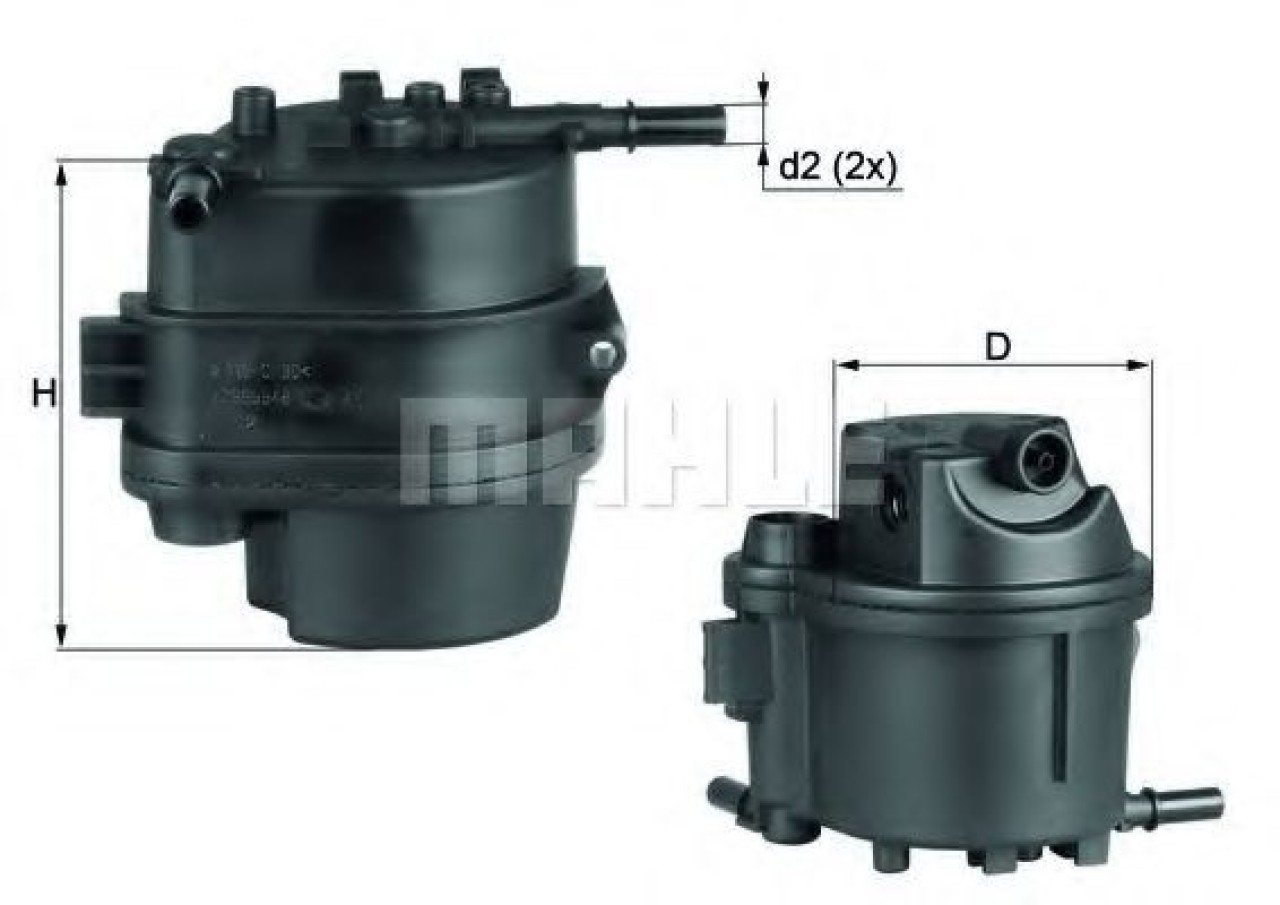 Filtru combustibil CITROEN C1 (PM, PN) (2005 - 2016) KNECHT KL 777D piesa NOUA