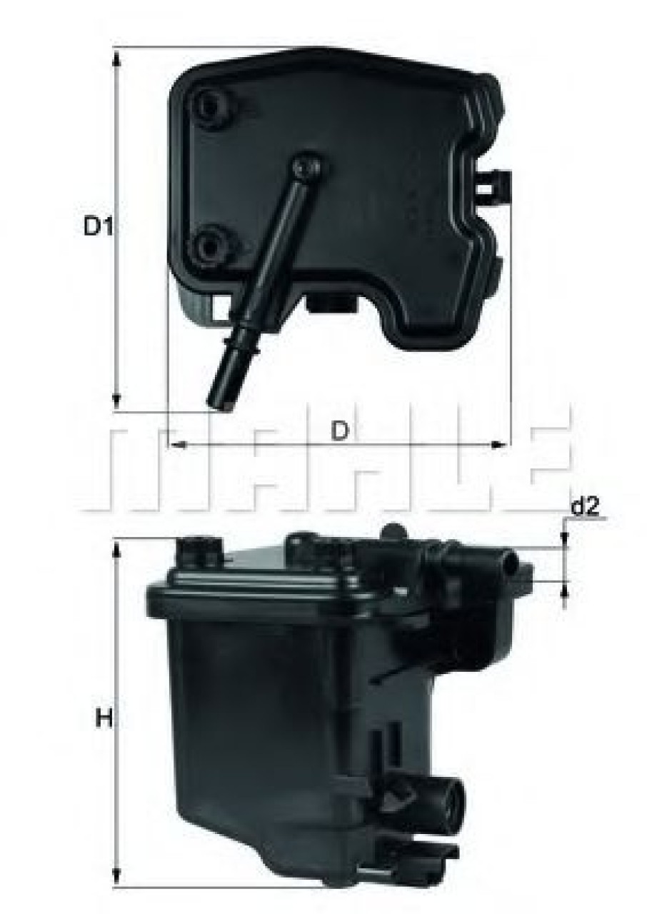 Filtru combustibil CITROEN C2 (JM) (2003 - 2016) KNECHT KL 431D piesa NOUA