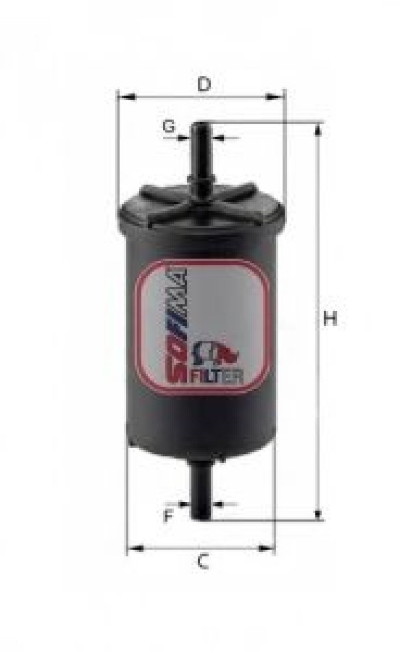 Filtru combustibil CITROEN C3 II (2009 - 2016) SOFIMA S 1948 B piesa NOUA