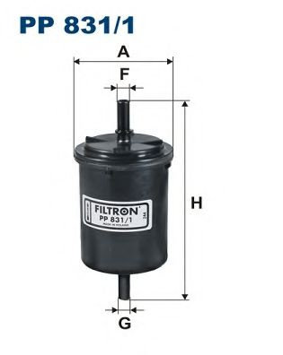 Filtru combustibil CITROEN C8 (EA, EB) (2002 - 2016) FILTRON PP831/1 piesa NOUA