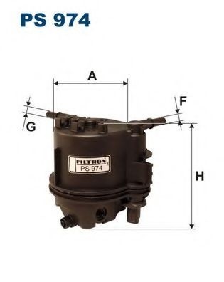 Filtru combustibil CITROEN NEMO combi (2009 - 2016) FILTRON PS974 piesa NOUA