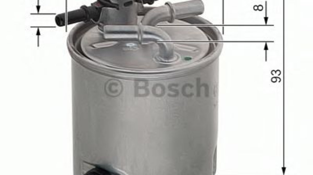 Filtru combustibil DACIA LOGAN EXPRESS (FS) (2009 - 2016) BOSCH F 026 402 072 piesa NOUA