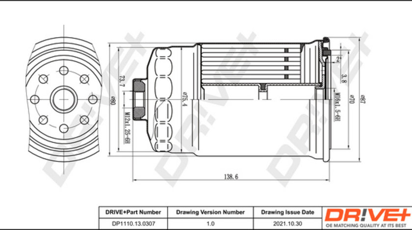 Filtru combustibil (DP1110130307 DRIVE) HYUNDAI,KIA