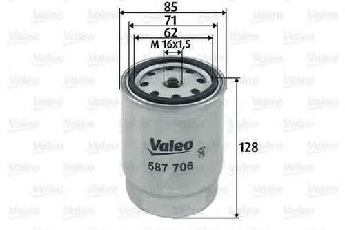 Filtru combustibil FIAT PUNTO (176) (1993 - 1999) VALEO 587706 piesa NOUA