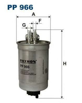 Filtru combustibil FIAT PUNTO (188) (1999 - 2016) FILTRON PP966 piesa NOUA