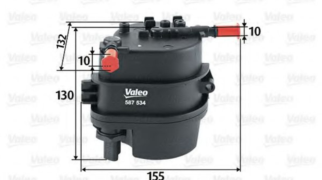 Filtru combustibil FORD FIESTA VI (2008 - 2016) VALEO 587534 piesa NOUA