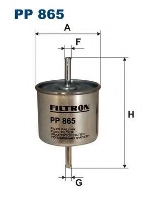 Filtru combustibil FORD KA (RB) (1996 - 2008) FILTRON PP865 piesa NOUA