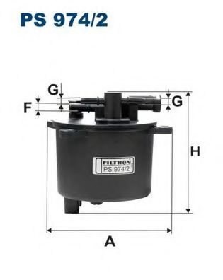 Filtru combustibil FORD MONDEO IV (BA7) (2007 - 2016) FILTRON PS974/2 piesa NOUA