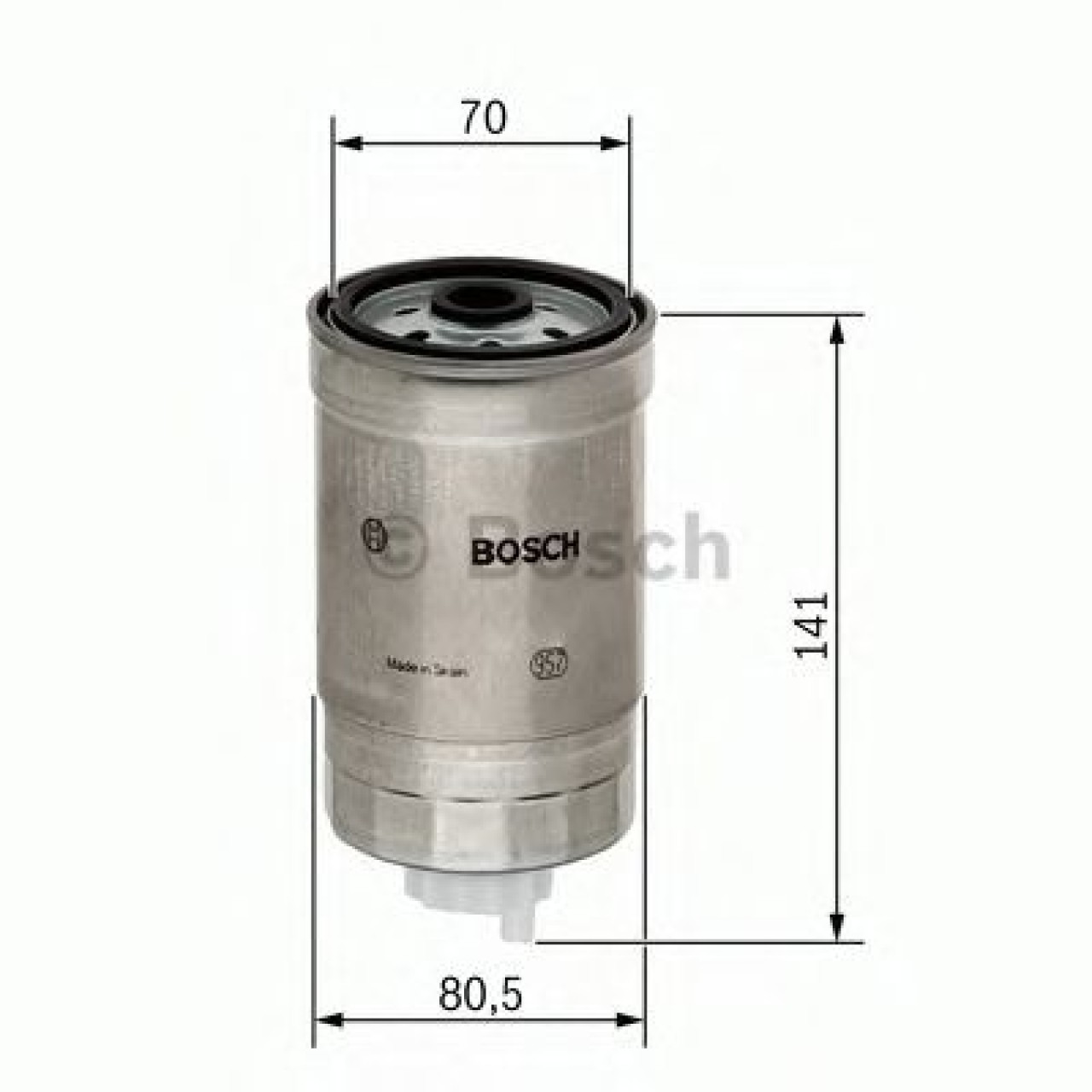 Filtru combustibil HYUNDAI i30 CW (FD) (2007 - 2012) BOSCH 1 457 434 511 piesa NOUA