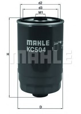 Filtru combustibil HYUNDAI SANTA FE III (DM) (2012 - 2016) MAHLE ORIGINAL KC 504 piesa NOUA