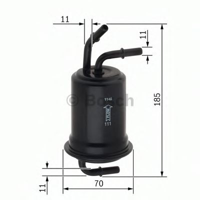 Filtru combustibil KIA RIO combi (DC) (2000 - 2005) BOSCH 0 450 905 970 piesa NOUA