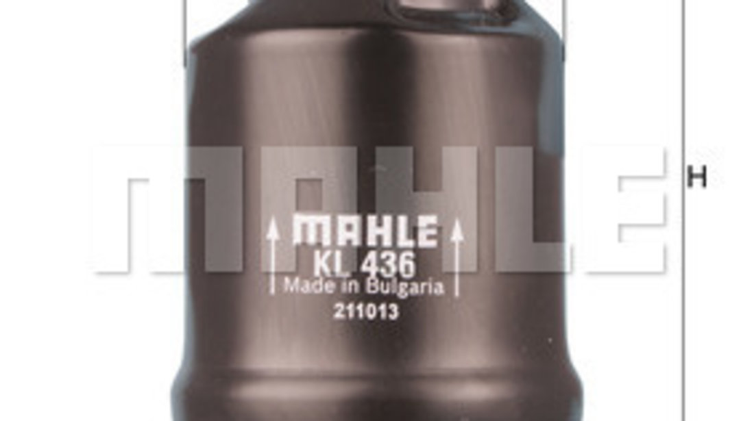 Filtru combustibil (KL436 MAHLE KNECHT) MITSUBISHI