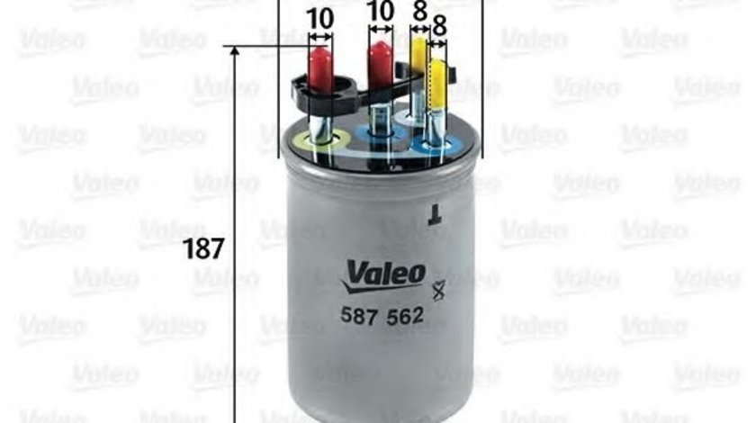 Filtru combustibil LAND ROVER DISCOVERY III (LA, TAA) (2004 - 2009) VALEO 587562 piesa NOUA