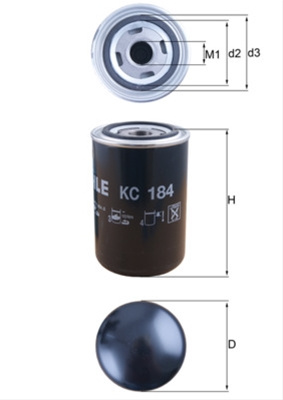 Filtru Combustibil Mahle Original Scania KC 184