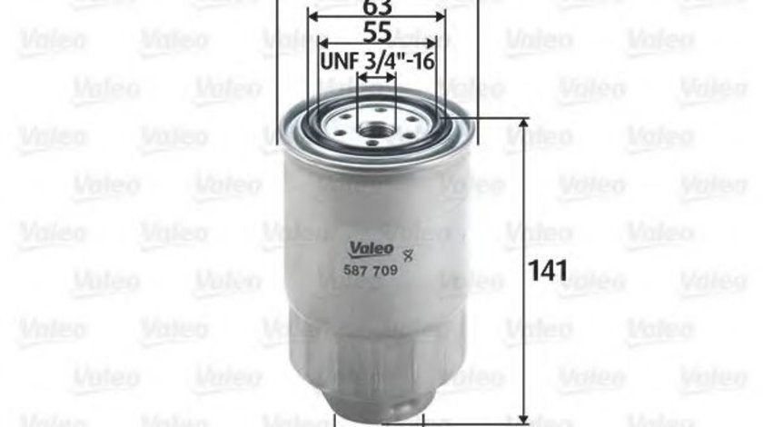 Filtru combustibil MAZDA 6 Combi (GH) (2008 - 2016) VALEO 587709 piesa NOUA