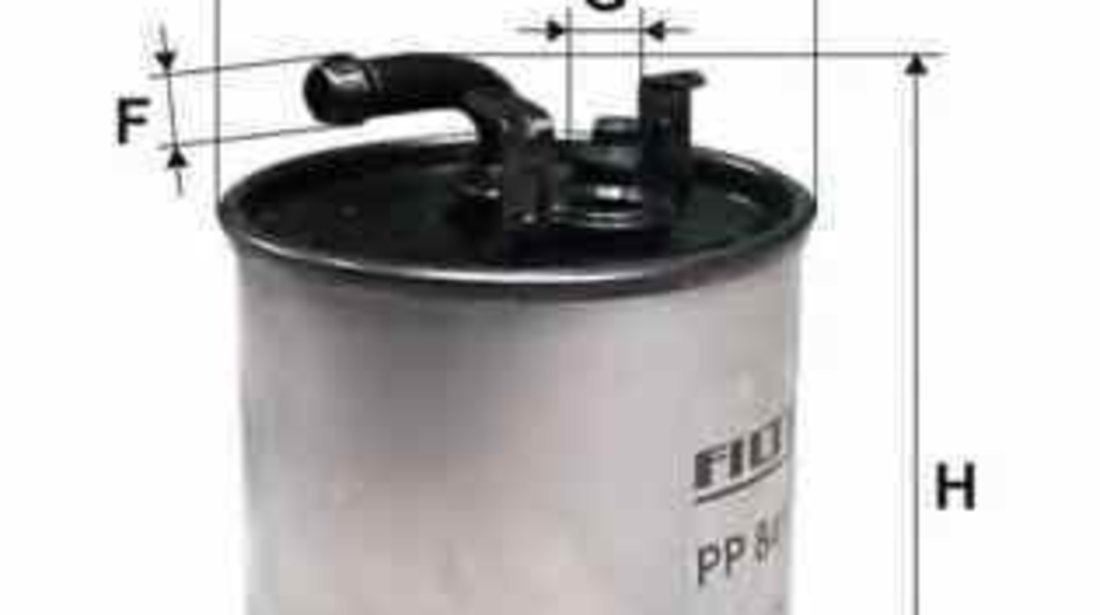 Filtru combustibil MERCEDES-BENZ A-CLASS W168 FILTRON PP841/3 #8017091