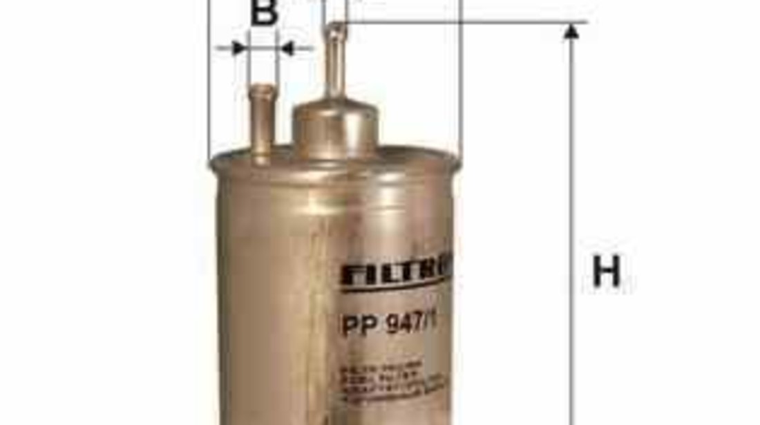 Filtru combustibil MERCEDES-BENZ C-CLASS W203 FILTRON PP947/1 #3850156
