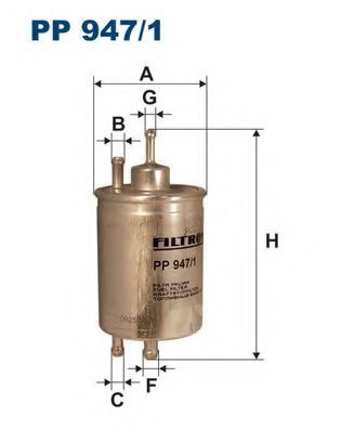 Filtru combustibil MERCEDES CLC-CLASS (CL203) (2008 - 2011) FILTRON PP947/1 piesa NOUA