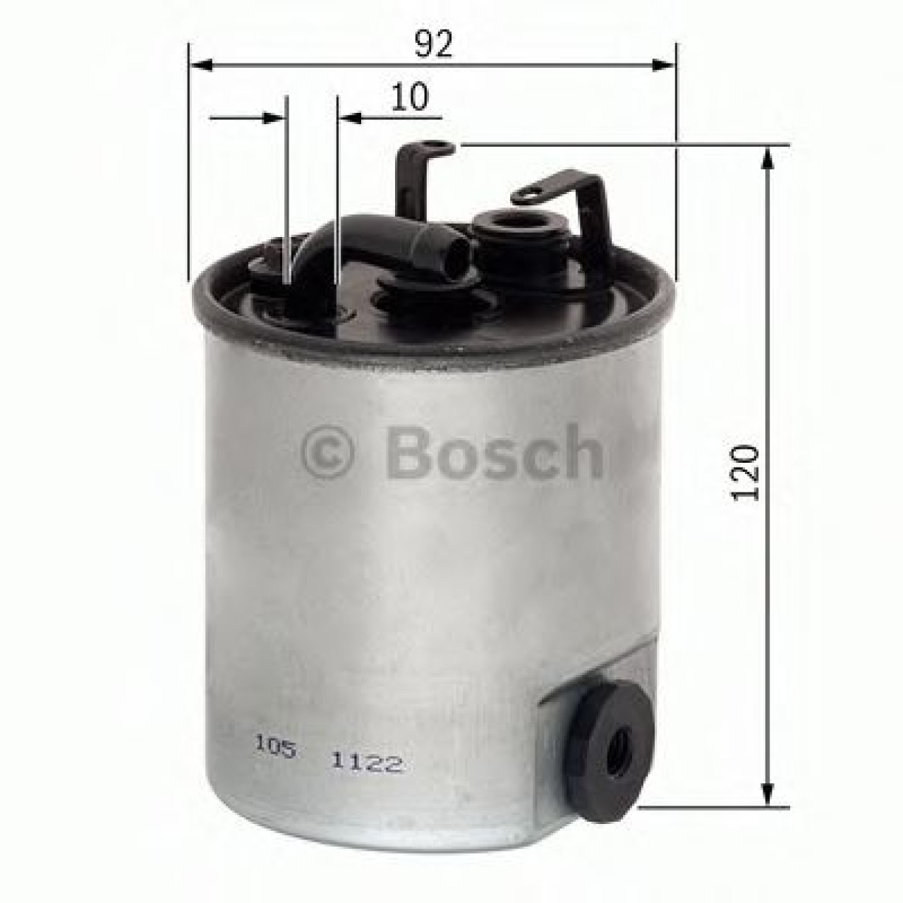 Filtru combustibil MERCEDES SPRINTER 2-t platou / sasiu (901, 902) (1995 - 2006) BOSCH F 026 402 003 piesa NOUA