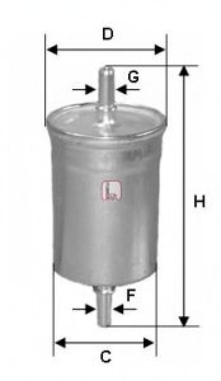 Filtru combustibil MITSUBISHI CARISMA (DA) (1995 - 2006) SOFIMA S 1747 B piesa NOUA