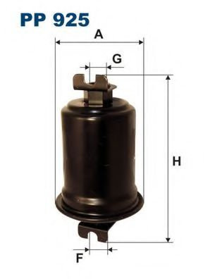 Filtru combustibil MITSUBISHI PAJERO II Canvas Top (V2_W, V4_W) (1990 - 2000) FILTRON PP925 piesa NO...