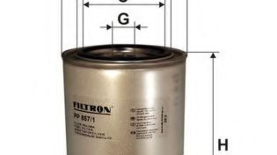 Filtru combustibil NISSAN ALMERA TINO (V10) (1998 - 2006) FILTRON PP857/1 piesa NOUA