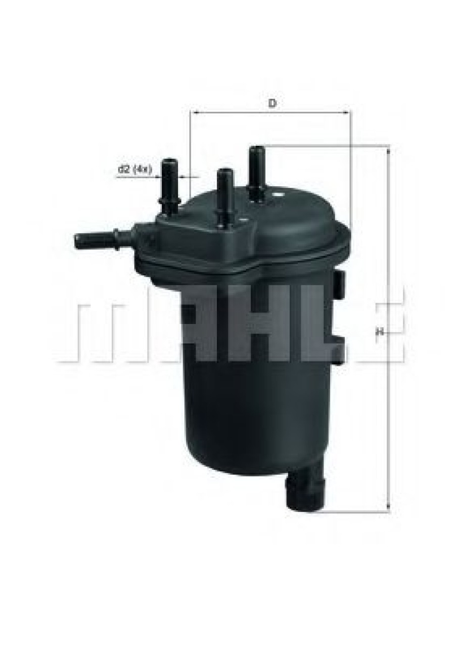 Filtru combustibil NISSAN MICRA III (K12) (2003 - 2010) MAHLE ORIGINAL KL 430 piesa NOUA