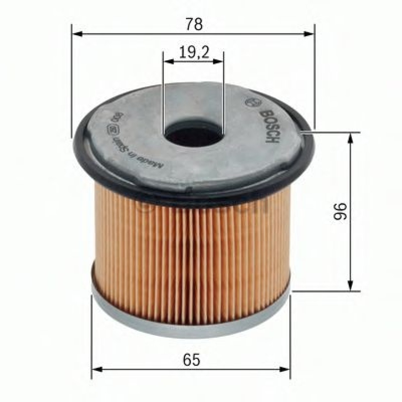 Filtru combustibil NISSAN PRIMASTAR caroserie (X83) (2002 - 2016) BOSCH 1 457 431 720 piesa NOUA