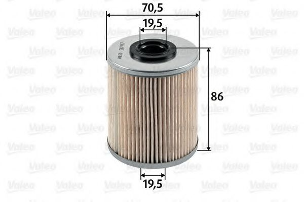 Filtru combustibil NISSAN PRIMASTAR caroserie (X83) (2002 - 2016) VALEO 587917 piesa NOUA