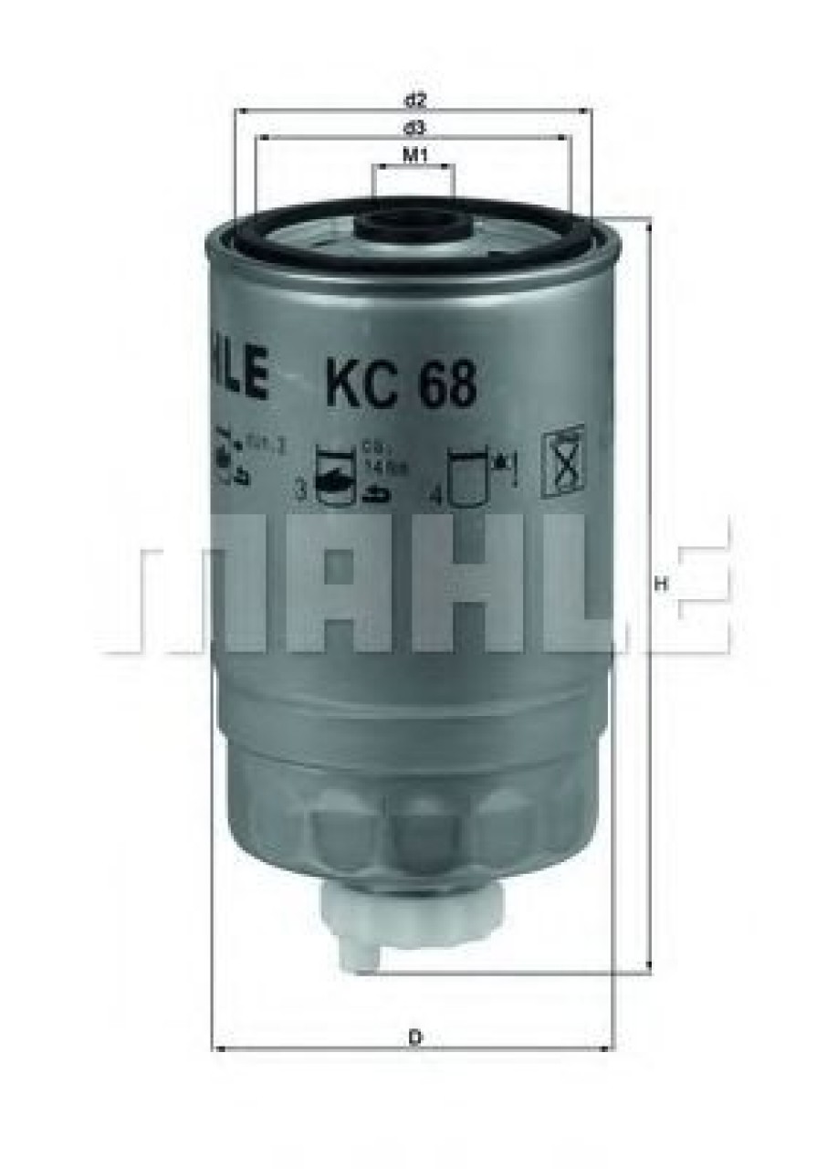 Filtru combustibil OPEL ASTRA F Hatchback (53, 54, 58, 59) (1991 - 1998) KNECHT KC 68 piesa NOUA