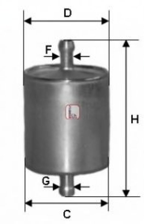 Filtru combustibil OPEL CORSA D (2006 - 2016) SOFIMA S 1836 B piesa NOUA