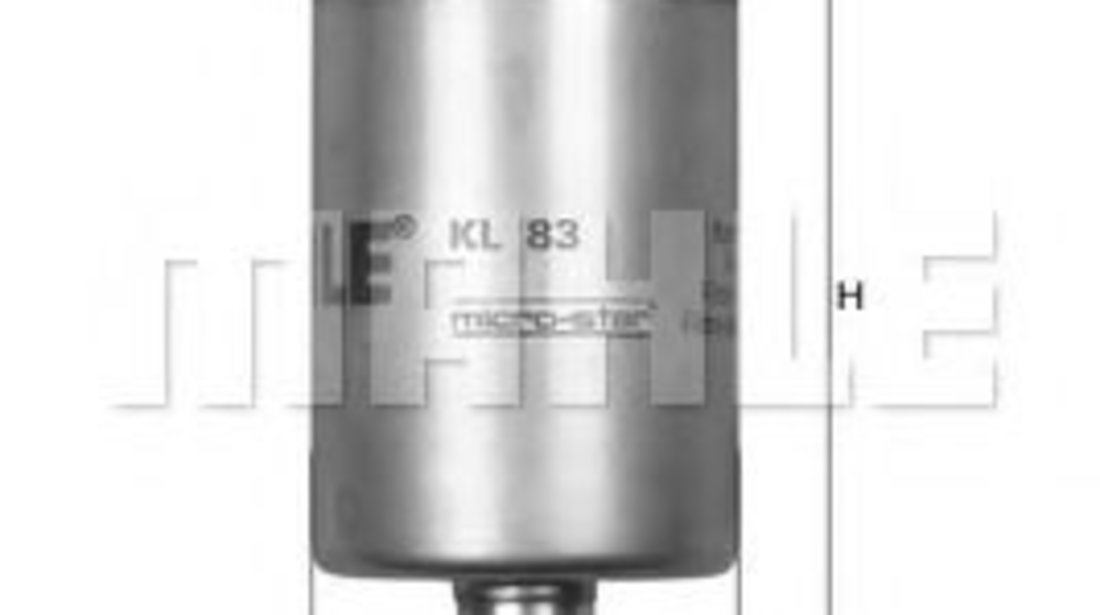 Filtru combustibil OPEL VECTRA C (2002 - 2016) MAHLE ORIGINAL KL 83 piesa NOUA