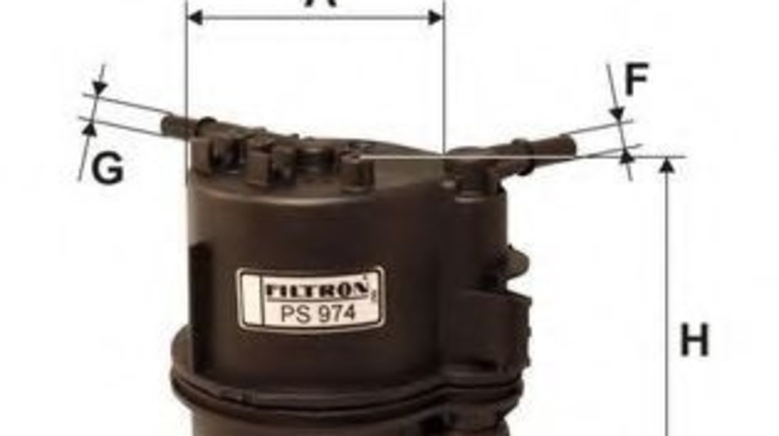 Filtru combustibil PEUGEOT BIPPER Tepee (2008 - 2016) FILTRON PS974 piesa NOUA