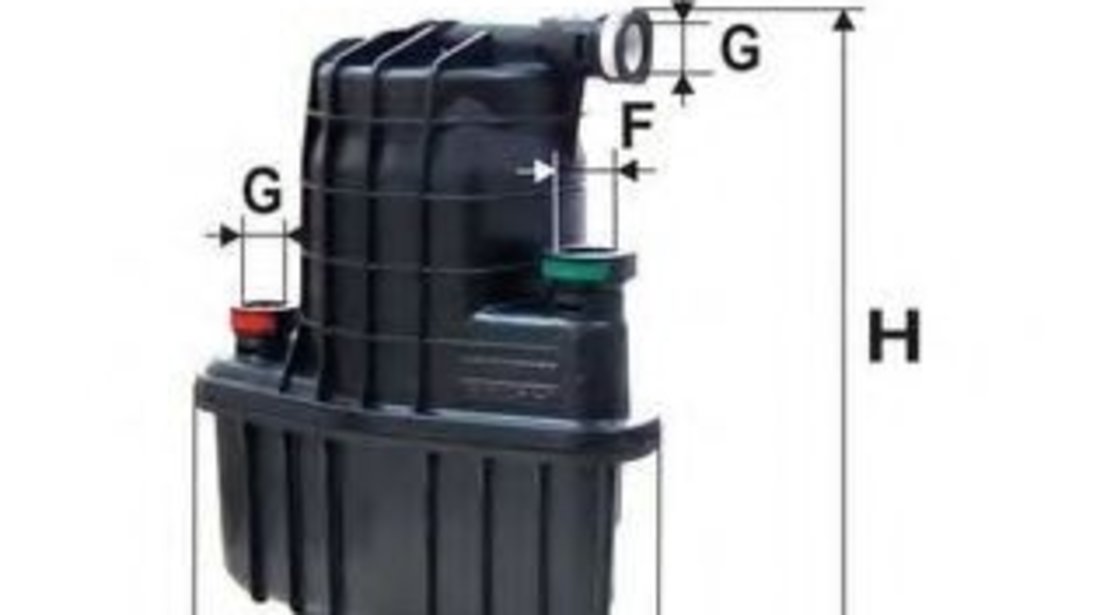 Filtru combustibil RENAULT CLIO III (BR0/1, CR0/1) (2005 - 2012) FILTRON PS980/8 piesa NOUA