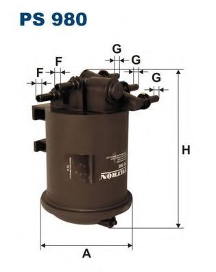 Filtru combustibil RENAULT LAGUNA II (BG0/1) (2001 - 2016) FILTRON PS980 piesa NOUA